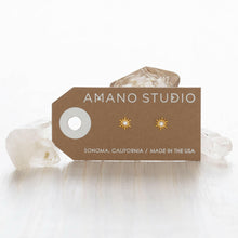 Load image into Gallery viewer, Starburst Stud Earrings.