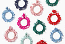 Load image into Gallery viewer, Custom Navy Coral Burst Earring.