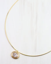 Load image into Gallery viewer, Ensley CZ Chain Necklace WR Gold