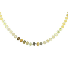 Load image into Gallery viewer, Iridescent Natural Gemstone Glass Beaded Necklace.