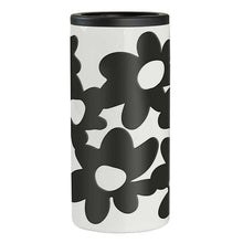 Load image into Gallery viewer, Skinny Can Cooler - Black Floral.