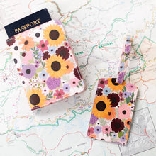 Load image into Gallery viewer, Rainbow Garden Luggage Tag.