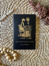 Load image into Gallery viewer, Vintage cry quote Taylor Swift Inspired Leatherette Journal.