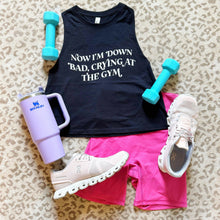 Load image into Gallery viewer, Down Bad Crying at the Gym Workout Tank.