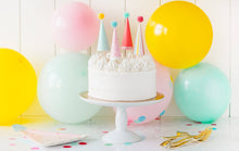 Load image into Gallery viewer, Hip Hip Hooray Cake Toppers.
