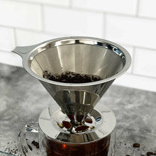 Load image into Gallery viewer, Stainless Steel Coffee Dripper, 1-4 Cup.