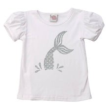 Load image into Gallery viewer, Mermaid Tail Short Puff Sleeve.