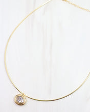 Load image into Gallery viewer, Ensley CZ Chain Necklace WR Gold