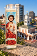Load image into Gallery viewer, Patron Saint of the ’Ville Prayer Candle