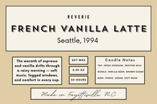 Load image into Gallery viewer, French Vanilla Latte Candle, Seattle, 1994
