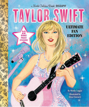 Load image into Gallery viewer, Taylor Swift Ultimate Fan Edition Little Golden Book Biography: 22 Bonus Pages! Stickers!