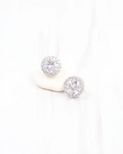 Load image into Gallery viewer, Winslow Embellished CZ Stud Earring Silver