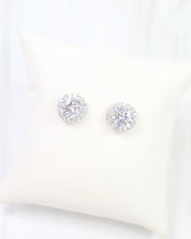 Load image into Gallery viewer, Winslow Embellished CZ Stud Earring Silver