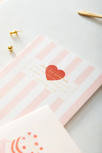 Load image into Gallery viewer, Pink Stripes - Notebook A5
