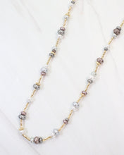 Load image into Gallery viewer, Lola 18" Beaded Necklace Grey