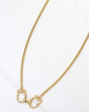 Load image into Gallery viewer, Ludlow Horsebit Necklace Gold