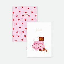 Load image into Gallery viewer, Duo Together Cats - Pocket Notebook A6