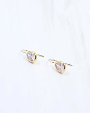Load image into Gallery viewer, Everlee Teardrop CZ Earring WR Gold