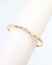 Load image into Gallery viewer, Connie CZ Cuff Bracelet WP Gold