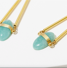 Load image into Gallery viewer, Emmeline Amazonite Earrings.