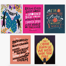 Load image into Gallery viewer, Feminist Postcard Book.