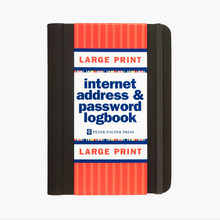 Load image into Gallery viewer, Large Print Internet Address & Password Logbook