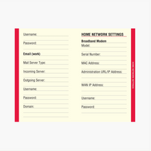 Load image into Gallery viewer, Large Print Internet Address & Password Logbook