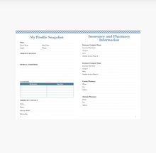 Load image into Gallery viewer, My Personal Health Record Keeper