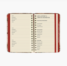 Load image into Gallery viewer, Old World Internet Address & Password Logbook