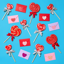 Load image into Gallery viewer, Strawberry Short Cake 1 Oz. Heart Lollipops
