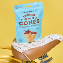 Load image into Gallery viewer, Milk Chocolate Filled Mini Waffle Cones