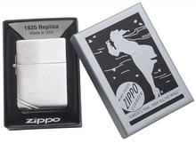 Load image into Gallery viewer, 1935 Replica Original - Brushed Chrome Zippo Lighter