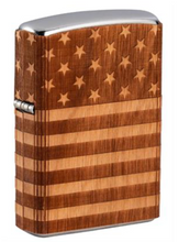 Load image into Gallery viewer, Woodchuck USA American Flag Wrap Zippo Lighter