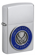 Load image into Gallery viewer, U.S. Air Force™ Satin Chrome Zippo Lighter
