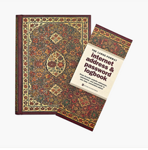 Load image into Gallery viewer, Gilded Floral Large-Format Internet Address & Password Book