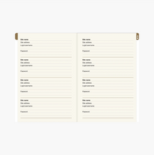 Load image into Gallery viewer, Gilded Floral Large-Format Internet Address & Password Book