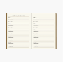 Load image into Gallery viewer, Gilded Floral Large-Format Internet Address & Password Book