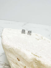 Load image into Gallery viewer, Classic Diamond Cubic Zirconia Studs.