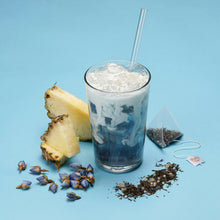 Load image into Gallery viewer, Boba Tea - Butterfly - Box of 12 Wrapped Pyramid Sachets.