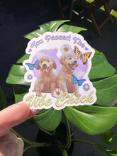 Load image into Gallery viewer, Dog You Passed The Vibe Check Sticker, Trendy Cute Animal.