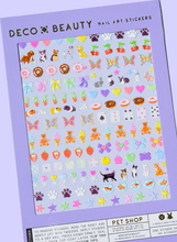 Load image into Gallery viewer, Nail Art Stickers - Pet Shop.