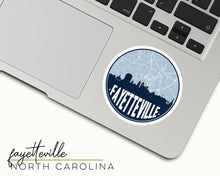 Load image into Gallery viewer, Fayetteville North Carolina sticker | Multiple Colors: Teal.