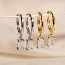 Load image into Gallery viewer, Baguette Hoops.