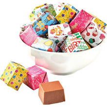 Load image into Gallery viewer, Bissinger's Solid Milk Chocolate Birthday Presents Tube.