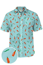 Load image into Gallery viewer, Men's Hot Sauce Summer Hawaiian Shirt.