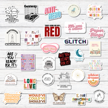 Load image into Gallery viewer, Stars Scars -Taylor Lyrics 2 Stickers/Magnet.