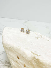 Load image into Gallery viewer, Classic Diamond Cubic Zirconia Studs.