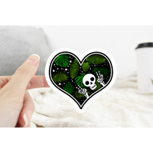 Load image into Gallery viewer, Plant Love Skeleton Sticker.