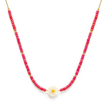 Load image into Gallery viewer, Daisy Miyuki Bead Necklace.