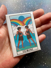 Load image into Gallery viewer, Gemini Zodiac Astrology Magnet.